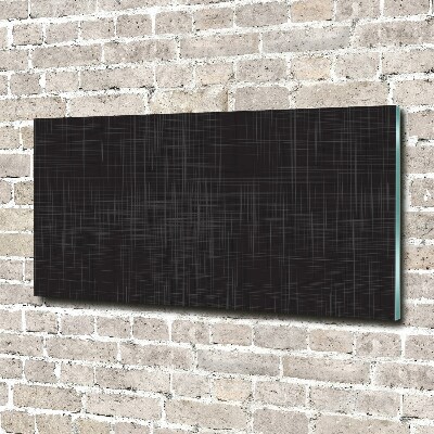 Foto en cristal de alta calidad con impresión uv horizontal Textura de lino