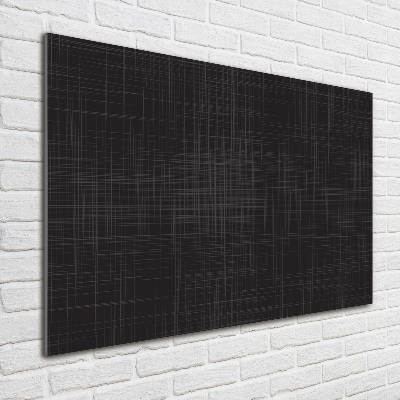 Foto en cristal de alta calidad con impresión uv horizontal Textura de lino