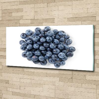 Cuadro decorativo de vidrio para salón horizontal Bayas