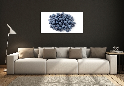 Cuadro decorativo de vidrio para salón horizontal Bayas