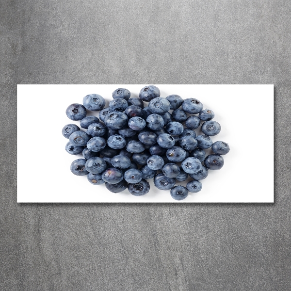 Cuadro decorativo de vidrio para salón horizontal Bayas