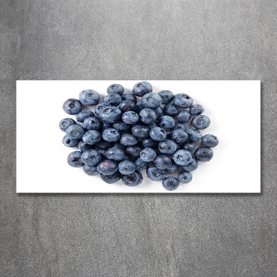 Cuadro decorativo de vidrio para salón horizontal Bayas