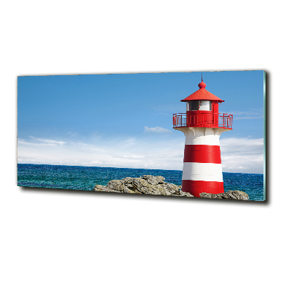 Foto en cristal de alta calidad con impresión uv horizontal Faro