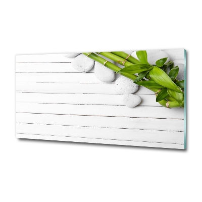 Foto en cristal de alta calidad con impresión uv horizontal Bambú