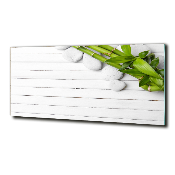 Foto en cristal de alta calidad con impresión uv horizontal Bambú