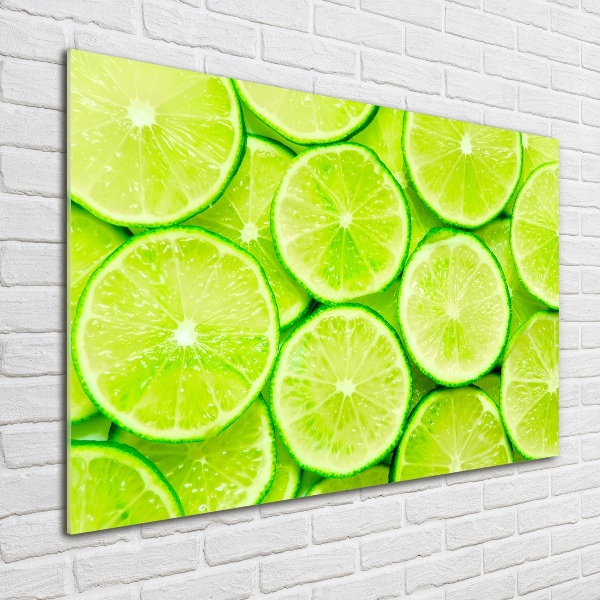 Cuadro de cristal templado moderno horizontal Limas