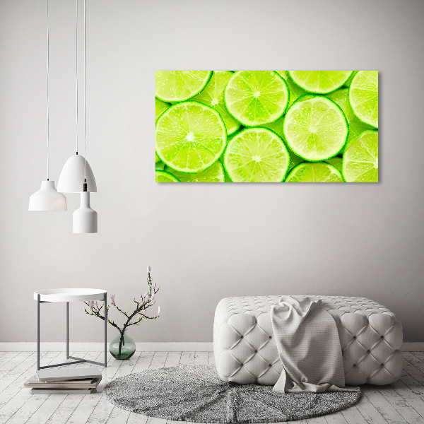 Cuadro de cristal templado moderno horizontal Limas