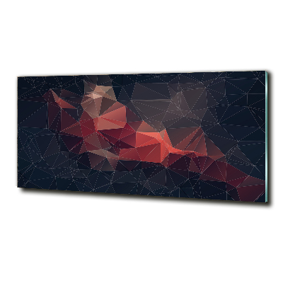 Impresión en cristal con acabado brillante horizontal Fondo abstracto