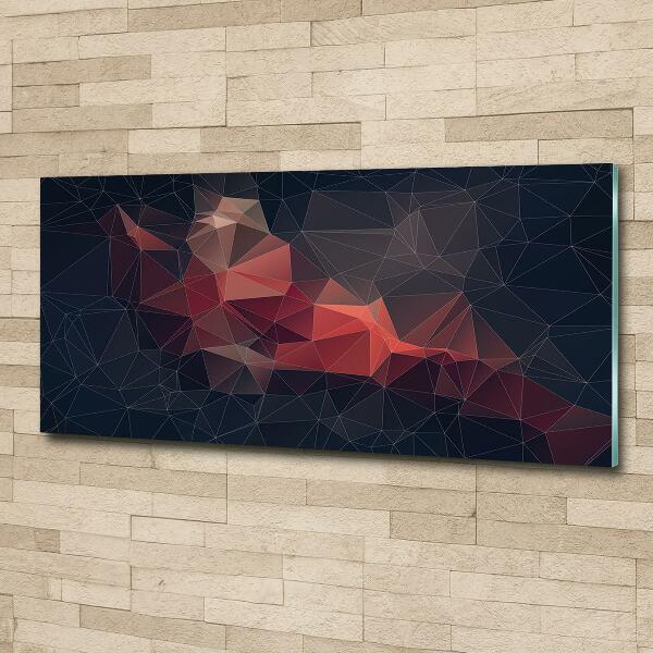 Impresión en cristal con acabado brillante horizontal Fondo abstracto