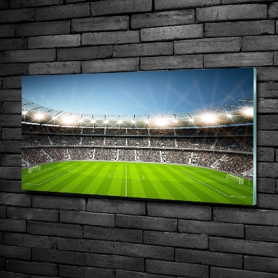 Cuadro de cristal templado moderno horizontal Estadio