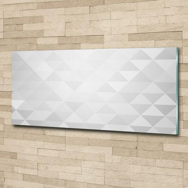 Cuadro decorativo de vidrio para salón horizontal Fondo abstracto