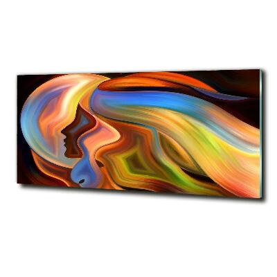 Foto en cristal de alta calidad con impresión uv horizontal Abstracción