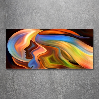 Foto en cristal de alta calidad con impresión uv horizontal Abstracción