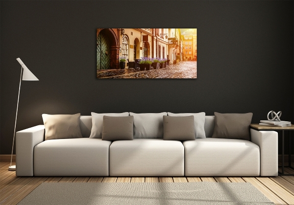 Foto en cristal de alta calidad con impresión uv horizontal Cracovia, Polonia