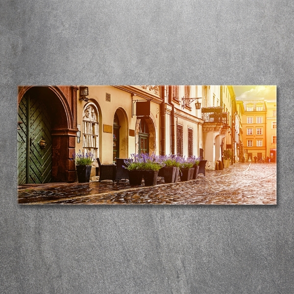 Foto en cristal de alta calidad con impresión uv horizontal Cracovia, Polonia