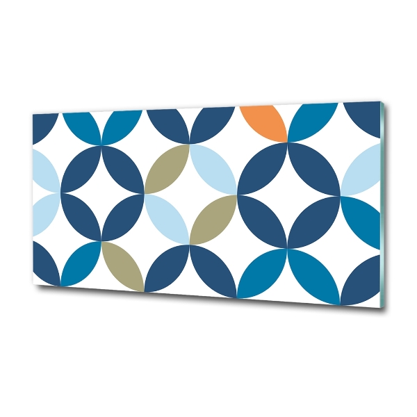 Foto en cristal de alta calidad con impresión uv horizontal Fondo geométrico