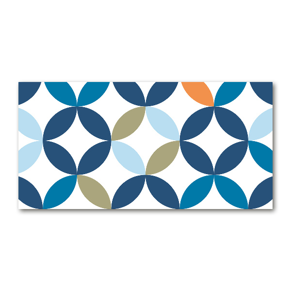 Foto en cristal de alta calidad con impresión uv horizontal Fondo geométrico