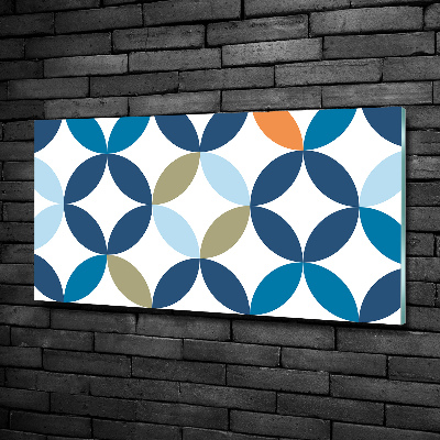 Foto en cristal de alta calidad con impresión uv horizontal Fondo geométrico