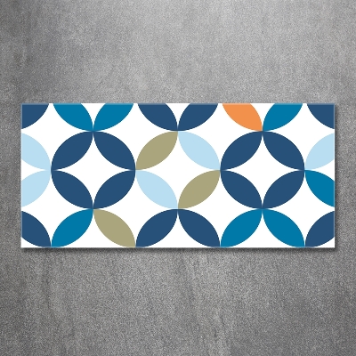 Foto en cristal de alta calidad con impresión uv horizontal Fondo geométrico