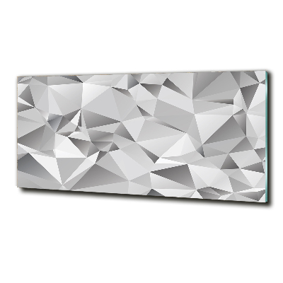 Impresión en cristal con acabado brillante horizontal Abstracción 3D