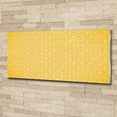 Cuadro decorativo de vidrio para salón horizontal Estrellas
