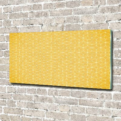 Cuadro decorativo de vidrio para salón horizontal Estrellas