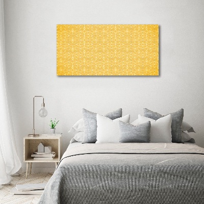 Cuadro decorativo de vidrio para salón horizontal Estrellas