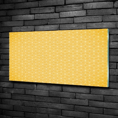 Cuadro decorativo de vidrio para salón horizontal Estrellas