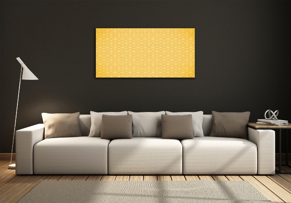 Cuadro decorativo de vidrio para salón horizontal Estrellas