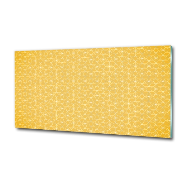 Cuadro decorativo de vidrio para salón horizontal Estrellas