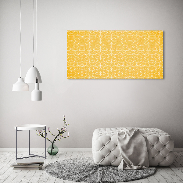 Cuadro decorativo de vidrio para salón horizontal Estrellas