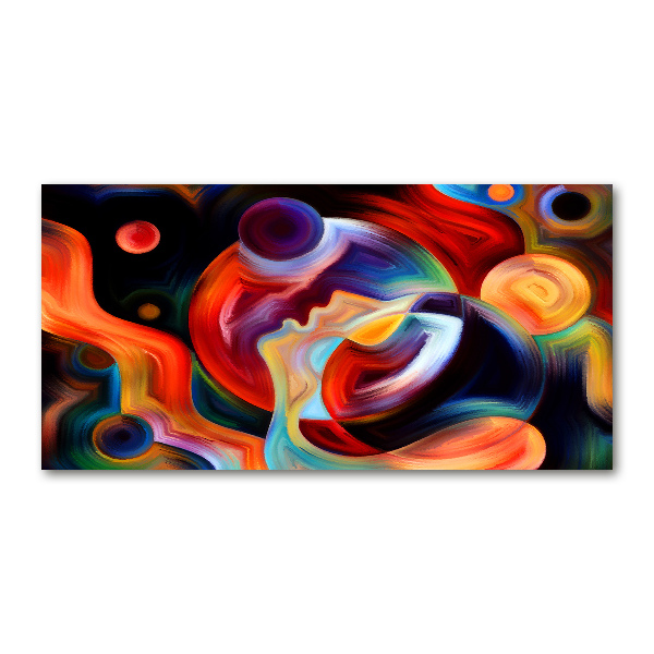 Foto en cristal de alta calidad con impresión uv horizontal Abstracción