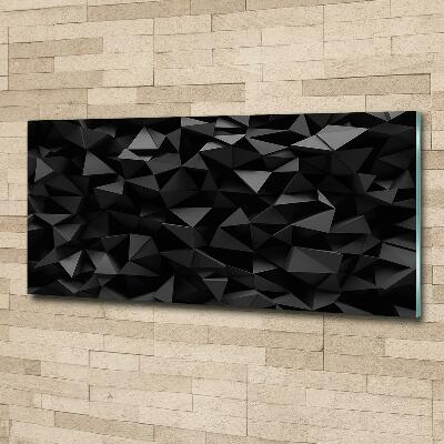 Impresión en cristal con acabado brillante horizontal Abstracción 3D