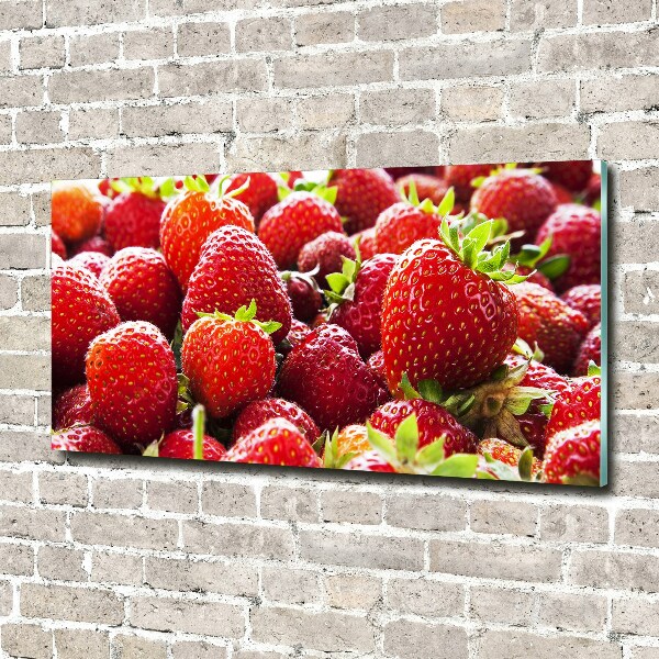 Foto en cristal de alta calidad con impresión uv horizontal fresas