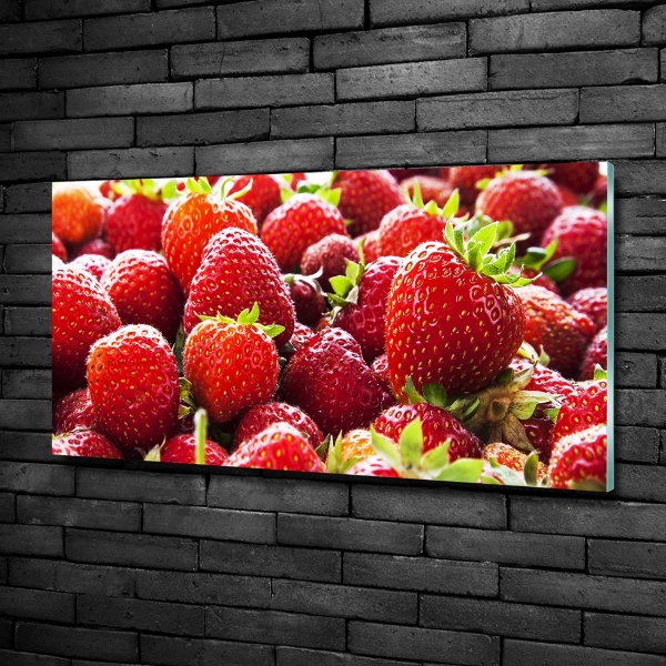 Foto en cristal de alta calidad con impresión uv horizontal fresas