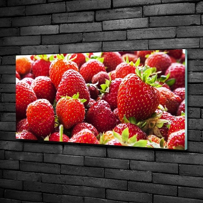 Foto en cristal de alta calidad con impresión uv horizontal fresas
