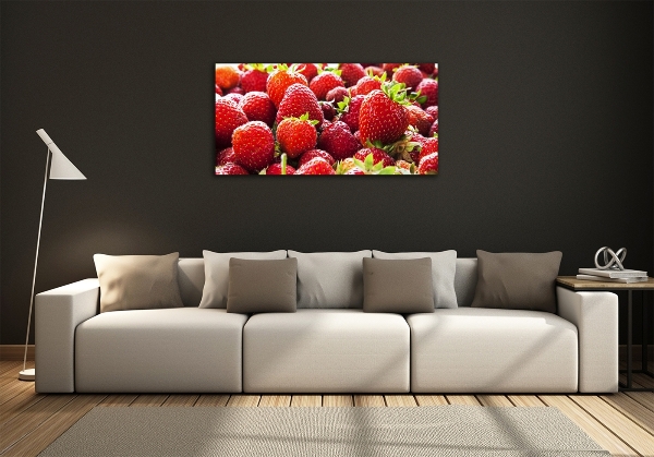 Foto en cristal de alta calidad con impresión uv horizontal fresas