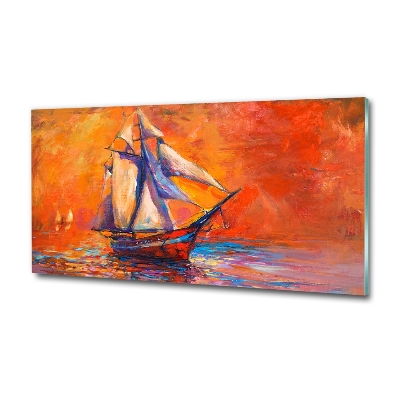 Impresión en cristal con acabado brillante horizontal Astronave