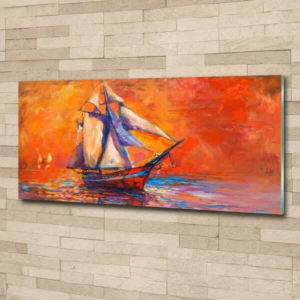 Foto obraz szklany Statek kosmiczny