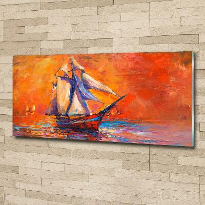 Impresión en cristal con acabado brillante horizontal Astronave