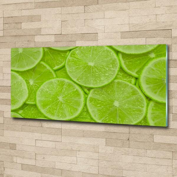 Cuadro decorativo de vidrio para salón horizontal Limas