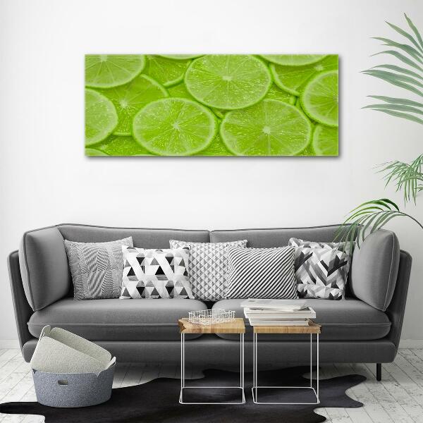 Cuadro decorativo de vidrio para salón horizontal Limas