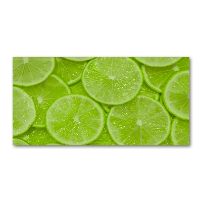 Cuadro decorativo de vidrio para salón horizontal Limas