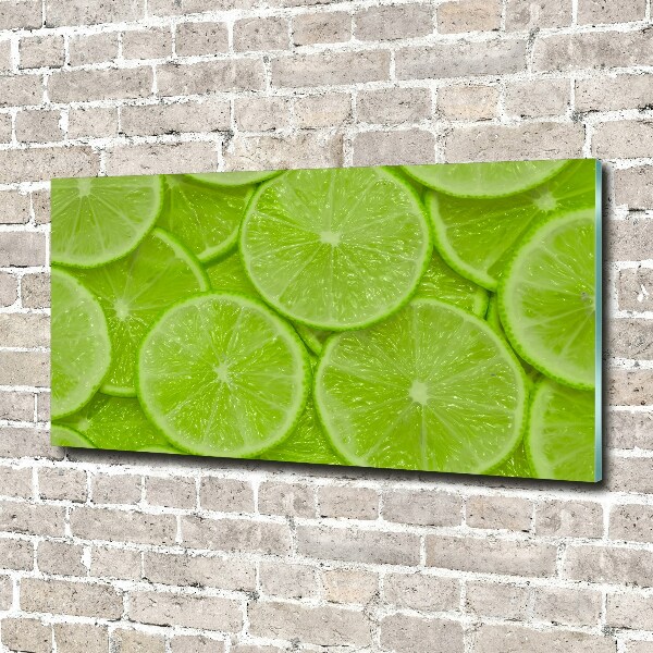 Cuadro decorativo de vidrio para salón horizontal Limas