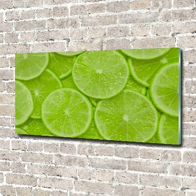 Cuadro decorativo de vidrio para salón horizontal Limas