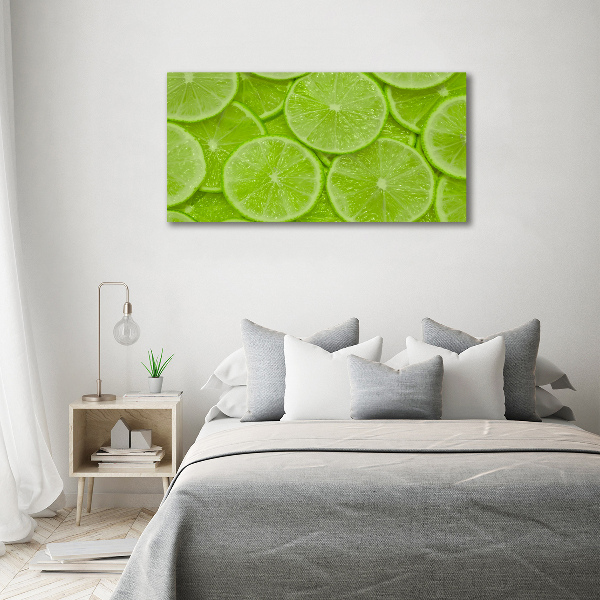 Cuadro decorativo de vidrio para salón horizontal Limas