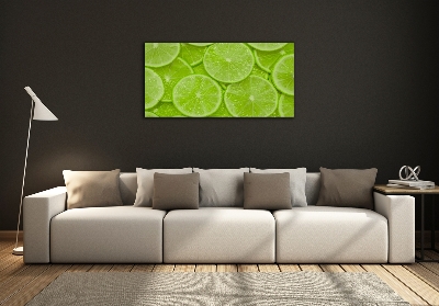 Cuadro decorativo de vidrio para salón horizontal Limas