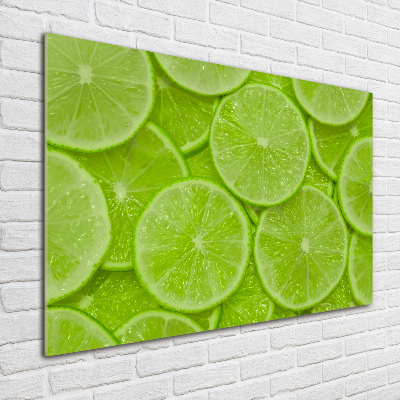 Cuadro decorativo de vidrio para salón horizontal Limas