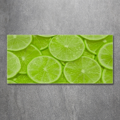 Cuadro decorativo de vidrio para salón horizontal Limas