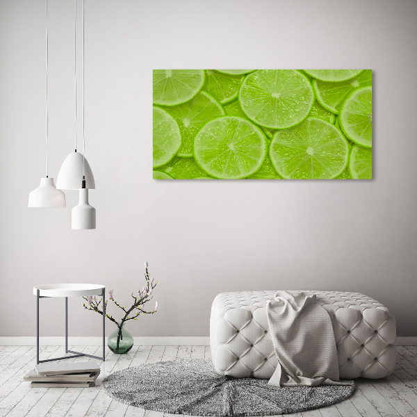 Cuadro decorativo de vidrio para salón horizontal Limas